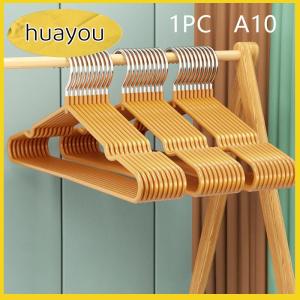 huayou Clothes Hanger Hanger With Grooves For Airing Children Adult Metal Simple Thick Non-slip Dip Plastic Coat Hanger Blue Green