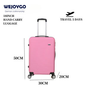 (WJ)Luggage16/18/20inch LuggageTravel Bag7-10KG Lightweight Rubberized Luggage& Stylish& BigSpace