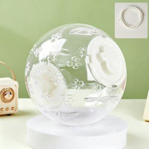 MNTT Di động Chuột Hamster Chạy Trên Bóng 12/15/18cm Chống thoát hiểm Bóng chạy cho thú cưng nhỏ Dây kéo Sáng tạo Bóng tập thể dục cho chuột hamster Thú cưng nhỏ