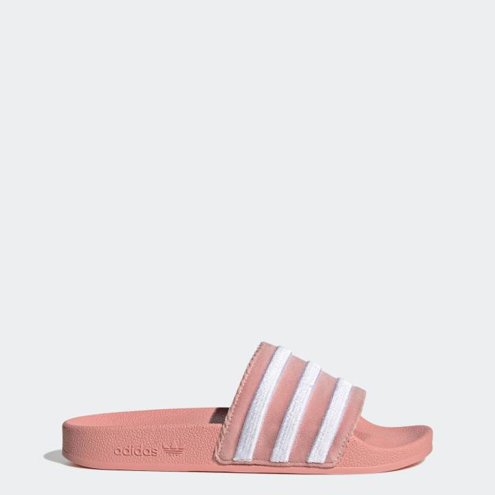 adidas slides women pink