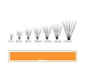[HCM] Lông mi giả chùm đuôi cá  mi giả tự nối dạng chùm 10P/0.10/C độ dày 0.10 độ dài6mm/8mm/9mm/10mm/11mm /12mm -CozyZone520