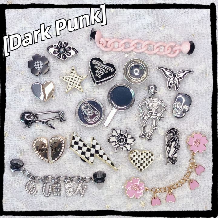 1 】 Trang trí Giày xăng đan jibitz Chất lượng cao tự làm đầu lâu Phong ...