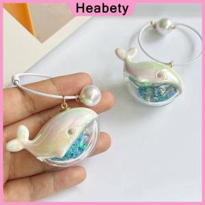 Heabety Cute Whale Dolphin Keychain Marine Animal Doll Kawaii Keyring Car Key Chain Accessories For Men Women Couple Bag Jewelry