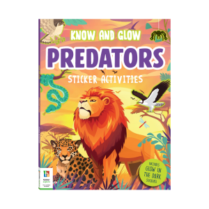 Animals Predators Sticker & Activity Book With Glow In The Dark Stickers