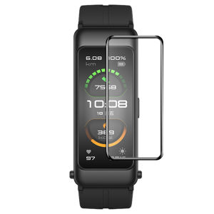 3 Pcs for Huawei B7 SmartWatch 3D Curved Plating Soft Screen Protector Clear Full Protective Film