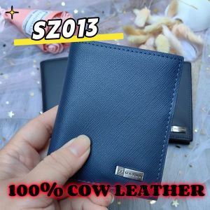 SEAZONN SZ013 MINI CARD WALLET COW LEATHER DOMPET KULIT LEMBU CARD HOLDER WALLET FOR MEN BOY FATHER BOYFRIEND GIFT