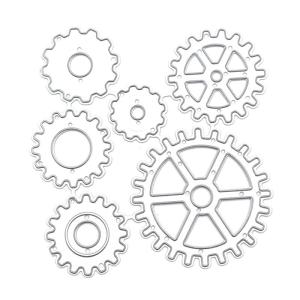 Steampunk Gear Metal Die Cuts Exquisite Scrapbooking Embossing Template DIY Holiday Invitations Cards Making Supplies