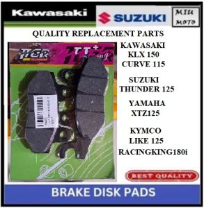 KLX150 CURVE 115 THUNDER 125 XTZ125 KYMCO LIKE125 BRAKE PAD FRONT - MIUMOTO
