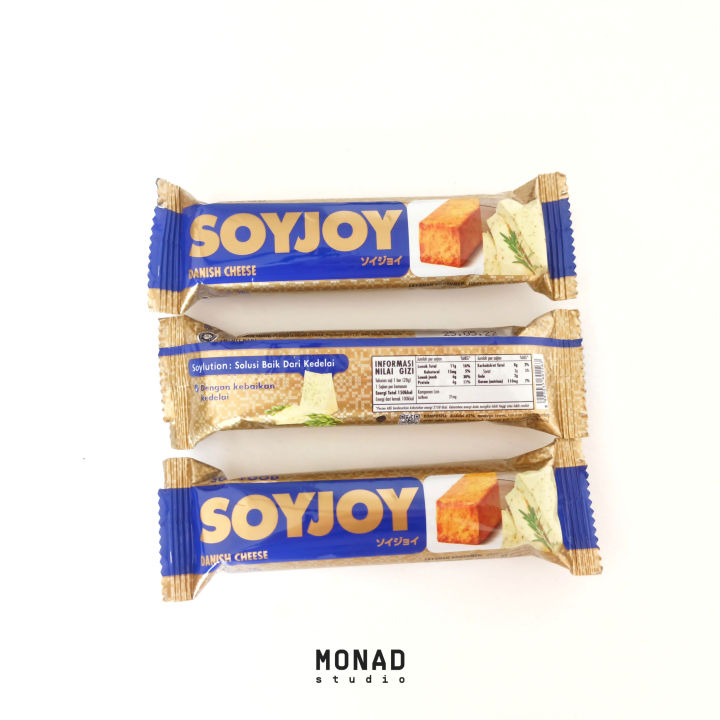 SOYJOY DANISH CHEESE SNACK KEDELAI RASA KEJU CHEESECAKE KASTENGEL