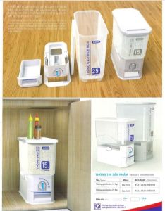 Thùng đựng gạo thông minh hàng cao cấp Duy Tân 15kg/25kg