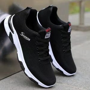 2025 new style mesh surface black rubber shoes for men sneakers comfortable basketball shoes casual breathable shoes#205