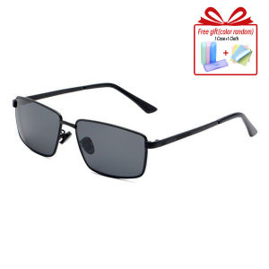 Foldable Photochromic Glasses Alloy Frame Polarized UV400 Anti-ultraviolet Color Changing Driving Sunglasses for Men