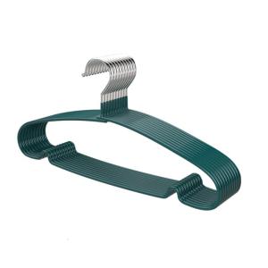 10PCS Portable Clothes Hangers Plastic Hangers For Delicate Clothing Wardrobes Organizers Prevents Fabric Stretching