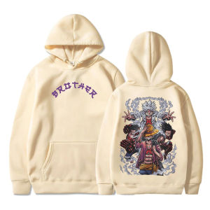 Cod - Sweater Hoodie Jumper Anime One Piece Luffy -Awan / Jaket Hoodie Anime One Piece Monkey D Luffy Manga Jepang  / Jeket Hitam full Sablon | (Pria&Wanita)