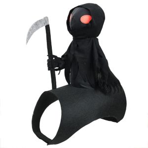 FAKA Funny Halloween Pet Costume Creative Riding Outfit Dog Saddle Costume Easy To Wear Lightweight Dog Costume Halloween Party