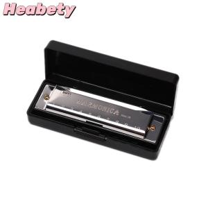 Heabety 10 Hole Harmonica Mouth Organ Puzzle Musical Instrument Beginner Teaching