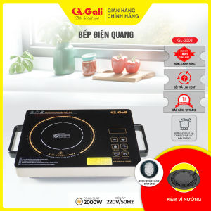 Bếp Điện Từ GL-2008 | Công Suất 2000W – Mặt Ceramic Chịu Nhiệt – Tiết Kiệm Điện An Toàn   Dễ Dàng Vệ Sinh – Chính Hãng