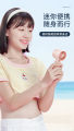 Buy 1 take 1 Mini Portable Handheld Electric Fan Turbo Hurricane 2000mAh 3 speed with Mobile Phone Holder Base T10. 