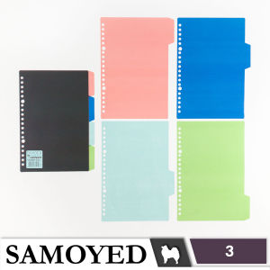 SAMOYED DVBN-16 Pembatas Transparan / Transparent Divider / Index for Binder Note / Loose Leaf A5