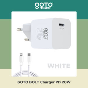 Goto Bolt Charger Fast Charging Casan Adaptor Hp Iphone PD 20W Type C