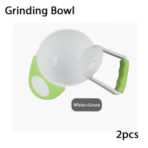 [24H Ship]Morandi Baby Mash BowlFood Gringding Bowl SetFood Maker Smash Tool Grinder