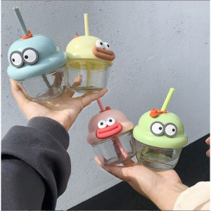 GUOYIHUA 210ML ขวดน้ำเด็ก แก้วน้ำขนาดเล็กน่ารัก ขวดน้ำใส่น้ำ กระบอกใส่สสเครื่องดื่ม ขนาด ขวดน้ำเด็กไปโรงเรียน