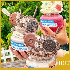 [Buytra] 500ml PET Container Kimchi Jar Water Bottle Milk Tea Drinking Cup Portable Bottle Kitchen Water Bottle Home