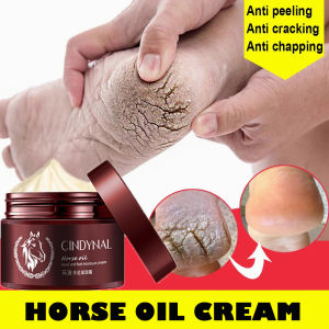 ORIGINAL Cyndinal Horse Oil Hand and Foot Salve Cream 110g anti-cracking cream Hydrating Whitening Cream Anti Chapping Skin Repair Lightening Whitening Smoothing moisturizing cream face cream hand cream foot cream Can Use for for Rough Dry and Cracked