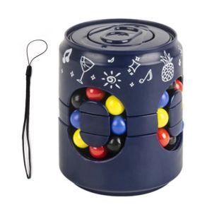 Puzzle Cube Magic Spinner Can Magic Bean Rotating Fidget Cube Fidget Spinner Adult Stress Relief Toy