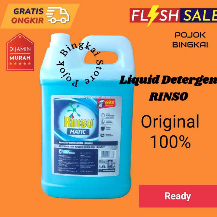 Deterjen Cair 5 Liter / Detergen Loundry Sabun Cair NON STIKER | Lazada