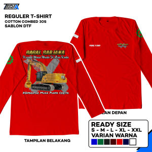 Kaos Lengan Panjang Operator Muda Gagal Sarjana Karena Masa Muda Diatas Roda by Triple A Distro