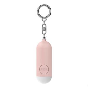 Security Alarm Rechargeable Keychain Alarm 130dB Loud Defense Safety Alarm with Flashlight for Women