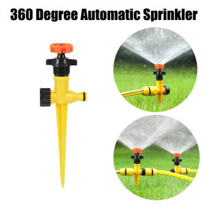 1/2" Male Thread Outlet Rocker Sprinkler 360 Degrees Rotary Nozzle Sprinkler Water Tool for Garden Irrigation Agriculture Watering Nozzle Lawn Irrigation Watering