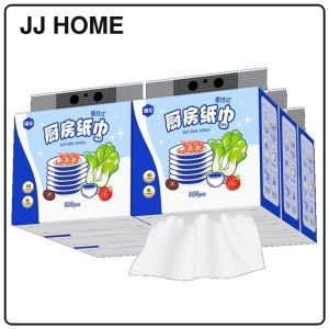 【JJ HOME】【180pulls / 360 Sheets Pack】【4 packs / Box】ManHua Hanging Kitchen Towel / Tissue Paper
