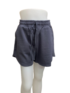 Manipedi Celana Pendek Wanita dengan Tali | Ladies Short Pants with String- Dark grey size S