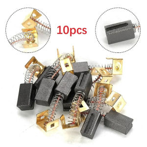 LDIES 10pcs Carbon Brushes 6.4x7.9x12.5mm For Black Decker Angle Grinders CD105 CD110 CD115 KG900 AST6 AST15 FG005 Power Tool 9Y8K3