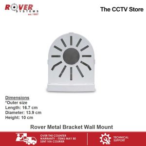 Rover Systems 16.7 cm x 13.9 cm x 10 cm L-type Wall Mount Metal CCTV Camera Bracket