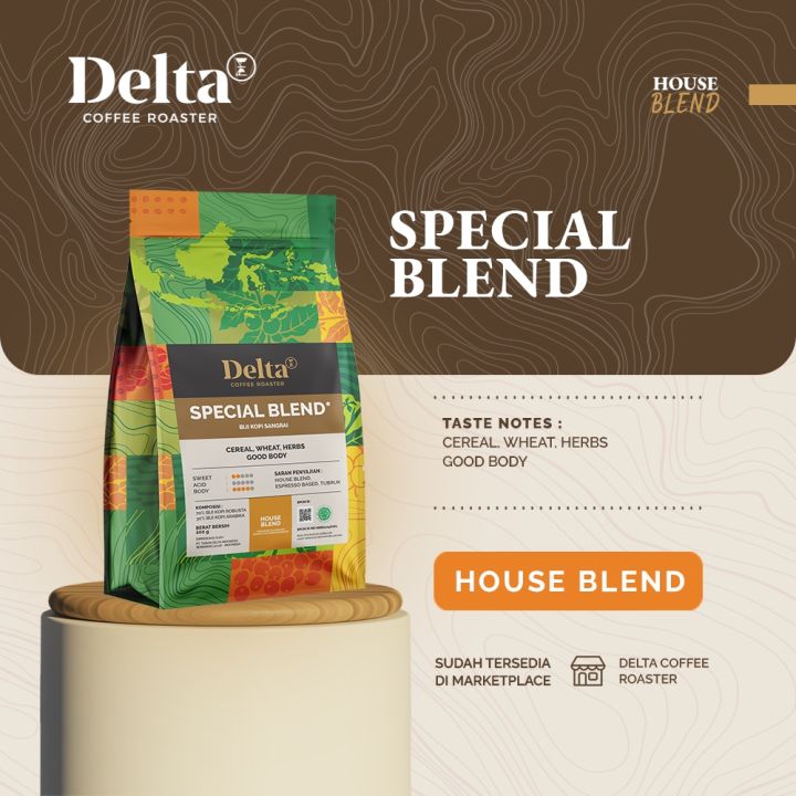 ღKopi House Blend Special Mix Arabica Robusta (Special Blend)♨