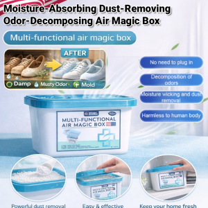 Moisture-Absorbing Dust-Removing Odor-Decomposing Air Magic Box Dehumidifying Anti-Mold Box Drawer Wardrobe Mold Proof Magic Box Removes Odor