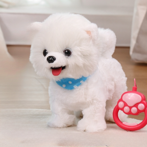 💖New Plush Talking Electric Puppy French Bulldog Shiba Inu Dog Doll Pendant Childrens Birthday Gift