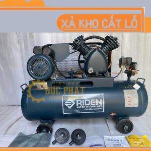 Máy nén khí dây curoa bình 70Lmotor đồng có dầuCS2.2KW2 Piston 2X65mmtốc độ 2850V/phútHiệu RIDEN RD V0.25/8-70L