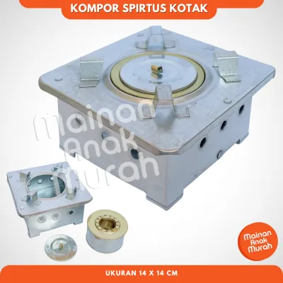 Kompor Spirtus Mini 14 cm / Kompor Mainan Spiritus Mini Portable / Kompor Camping Kemah Berkemah
