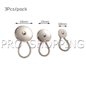 Pro กระดุมขยายเอวกางเกงยีนส์ เซต 3 ชิ้น 3 ขนาด กระดุมขยายกระโปรง jeans buttons