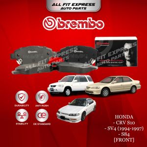 HONDA CRV S10 SV4 S84 FRONT (DEPAN) BREMBO BRAKE PAD 100% ORIGINAL AUTHENTIC PRODUCT (PRICE FOR 4 PCS)