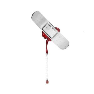 Cartoon Silver Stylish Enamel Pins Simulated Band-Aid Metal Tassels Brooch Collar Decor Lapel Pin Friend