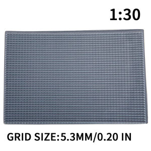 PVC Miniature Roof Tiles Sheet For Simulation Model Building Sand Table Landscape DIY 1:25 1:30 1:50