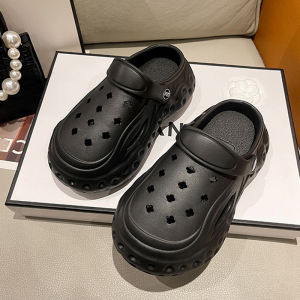 TKGirl  มาใหม่ รองเท้าแตะหัวโตพื้นดำพื้นนุ่มน้ำหนักเบาใส่สบาย มีรูระบายอากาศให้ด้วยน้าา สีสวยงานสวยมากแม๊รีบมาตำกันได้เลย