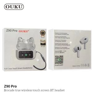 OUKU Z90 Pro หูฟังบลูทูธรุ่นใหม่ด้วยฟังก์ชั่นที่มากขึ้นด้วยระบบการใช้งาน จอแสดงแบบสัมผัสทัชได้ที่เคส