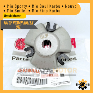Tutup Variator CVT 5TL Tutup Rumah Roller Original Yamaha Mio Sporty Mio Smile Mio Soul Fino Karbu Nouvo Cam Penutup Rumah Lorell Mio Lama Plate Ramp Rumah Loler Roler Soul Carbu Ori YGP