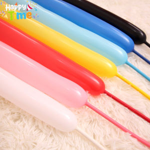Happy Time 10pcs/20pcs Multicolour Balloons Set Party Needs Long Glossy Twist Latex Balloons Thick Strip Metal Color Inflatable Balloon For Birthday Party Decorations Set Boy Girl Diy Gifts Christening Souvenirs